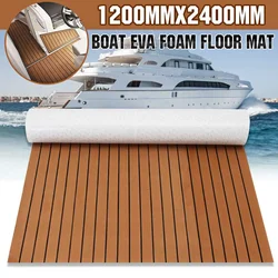 2400x1200x6mm Self-Adhesive EVA Foam Boat Marine Flooring Faux Teak Decking Sheet Marine Striped Yacht Mat Deck Mat Vehicle Pad