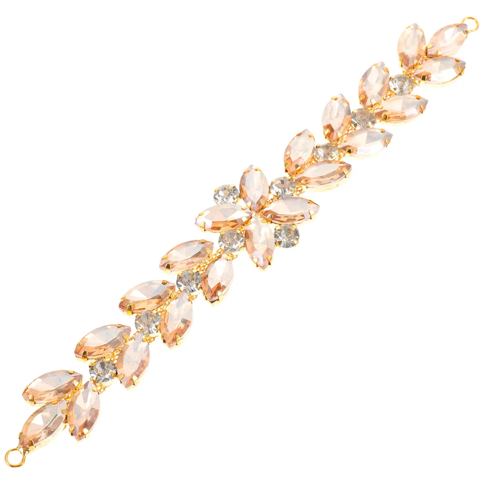 

Аппликация из страз, декоративная лента для свадебных поясов, украшения для одежды и обуви, для рукоделия и шитья