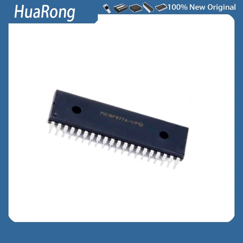 10Pcs/Lot   PIC16F877A-I/P PIC16F877A PIC16F877 DIP40