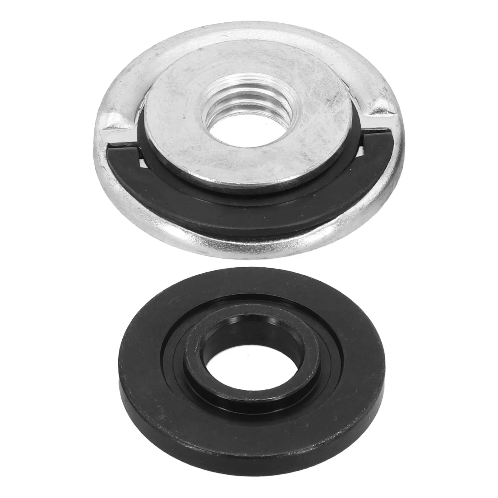 Cutting Grinding Power Chuck Set Angle Grinder Flange Silver Black Stable Grip Fine Frosted Texture Firmly Lock