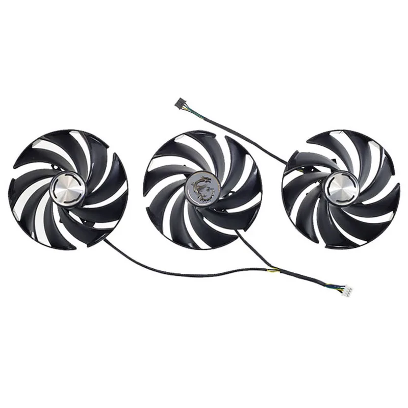 Imagem -04 - Ventilador de Placa Gráfica Msi Geforce Rtx 4070 ti 4080 4090 Suprim x Placa de Vídeo 95 mm Pld10020b12h Rtx4070ti Rtx4080 Rtx4090