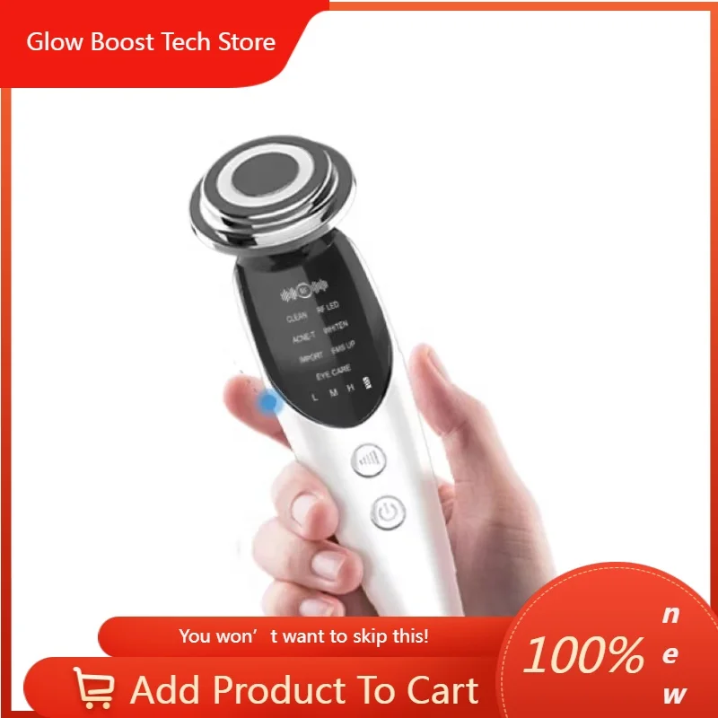 

Профессиональный микротоковый массажер для лица NYSmart Library, домашний лифтинг-аппарат для лица, подходит для шеи