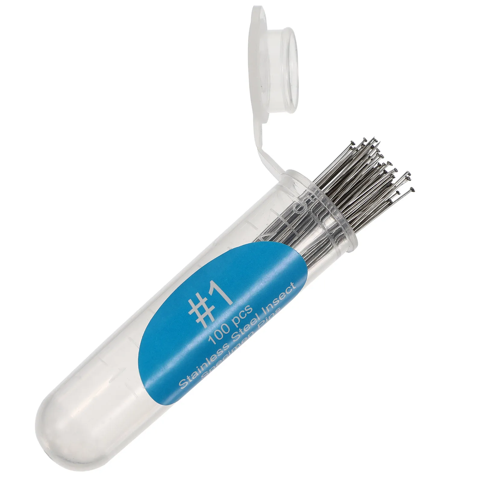 

100 шт. игл для монтажа насекомых из нержавеющей стали, 40 мм, для энтомологии, коллекционирования, диссекции и демонстрации, инструменты и принадлежности