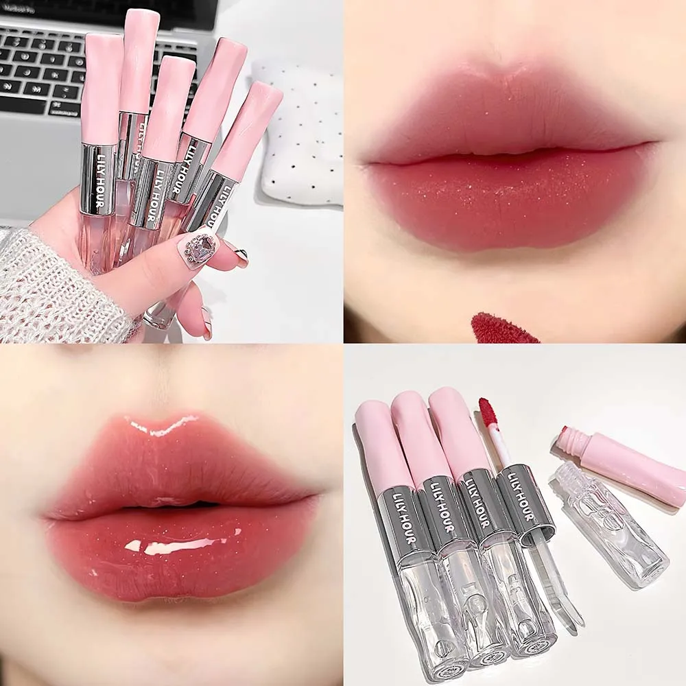 LILY HOUR Juicy Lip Tint High Shine Hydrating Glossy Lip Glaze Non-Sticky Long Lasting Moisturizing Glass Finish Lip Color