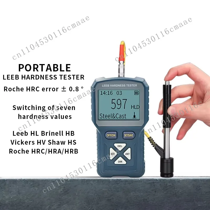 Portable Digital Split Richter Hardness Tester | High-precision metal hardness measurement device for industrial use