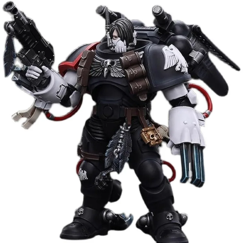 

[IN STOCK] JOYTOY Warhammer 40K 1/18 Action Figure Raven Guard Chapter Master Kayvaan Shrike Anime Model Toy