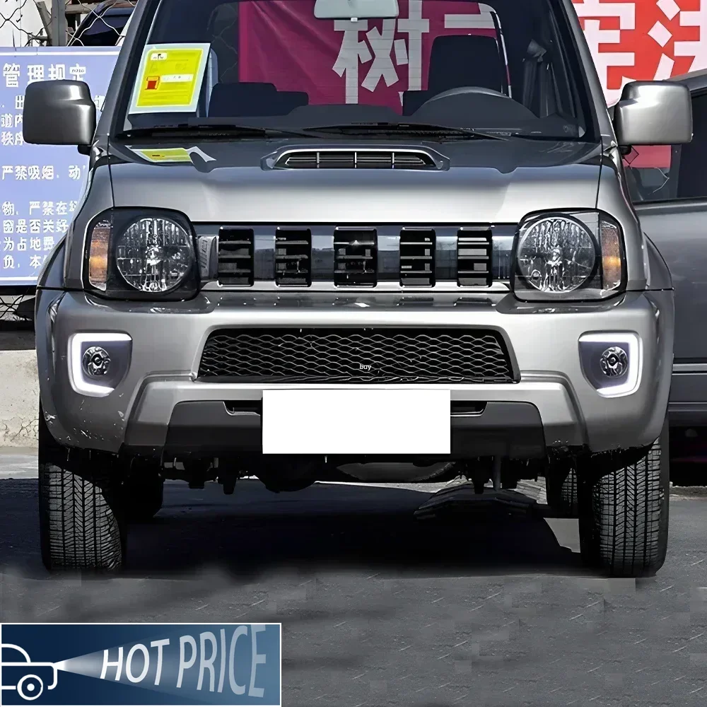 For Suzuki Jimny 2012-2018 Upgrade High Quality LED Dynamic Daytime Running Light Assembly Front Bumper Tool Car Accessories