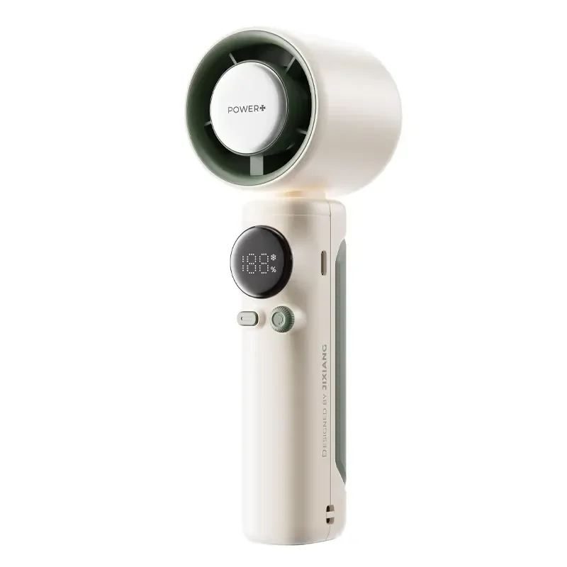 High Speed Handheld Fan Small Portable USB Rechargeable Large Capacity Battery Continuously Variable Speed Cooling Fan