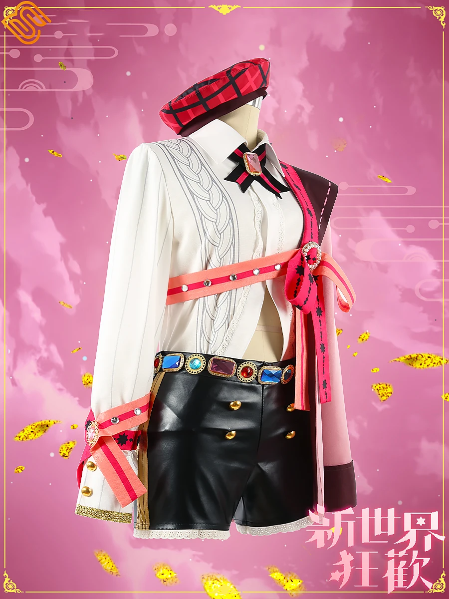 Costume de Cosplay Anime auxPersonnalisé, Jeu d'Aster de Carnaval, Bel Uniforme Trempé, Tenue de ixd'Halloween, pour Femme et Homme