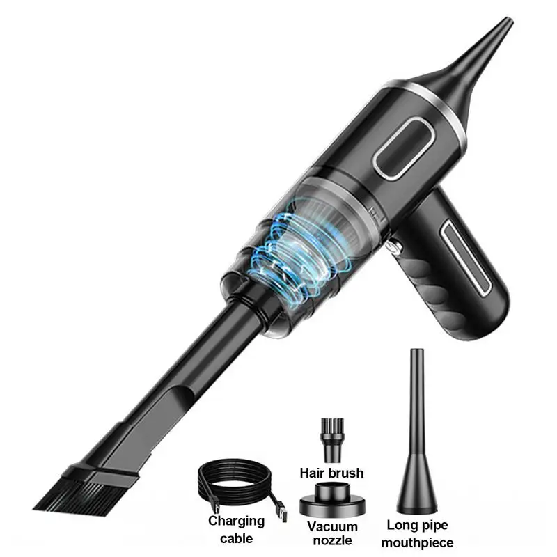 Suction Power Electric Air Duster Portable Wireless Vacuum Cleaners Air Blower Multifunctional Electric Air Duster With Long