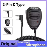 Baofeng Microphone Speaker Mic PTT Shoulder For DM-1701 UV-18 Pro UV5RH Ham Radio QuanSheng UV-K5 UV-K6 UV-5RPLUS Walkie Talkie