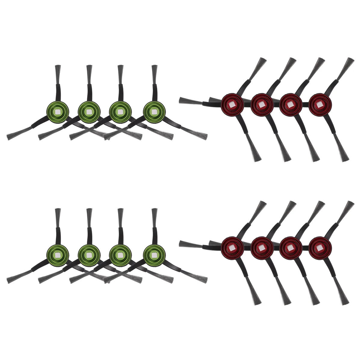 Ecovac deebot用サイドブラシ,ロボット掃除機アクセサリー,ozmo t9,t9,aivi,t8 max,t8 power,t8 pro,16個
