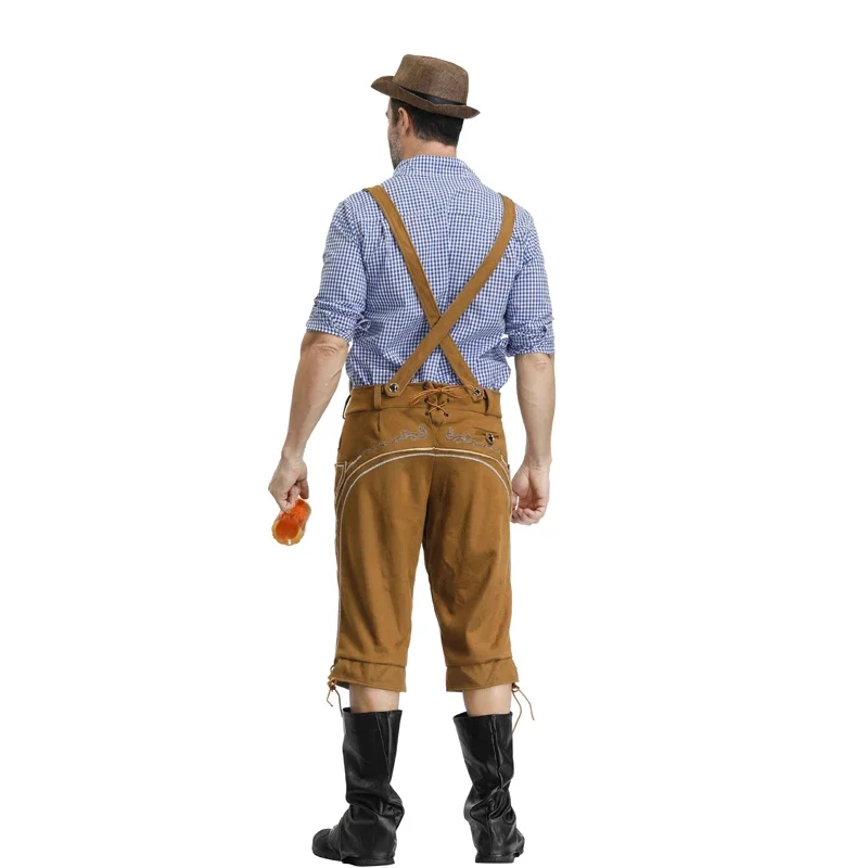 Ensemble de olympiques d'Oktoberfest pour hommes, bière de festival allemand, cosplay, taille adulte, Halloween, bavarois