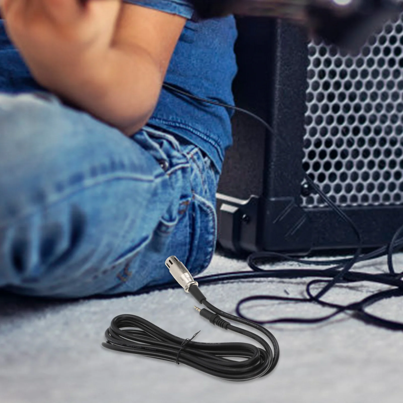 

Audio Cable High-Fidelity Shielding Durable Anti- Transmission For Microphone Player Sound Console