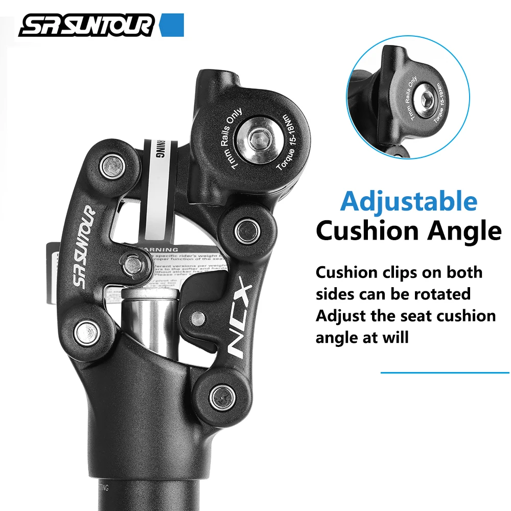 25 NEW SR SUNTOUR NCX Bicycle Damping Suspension Seat Post Mountain Bike Shock Absorber Travel Seatpost 27.2mm 30.9mm 31.6mm