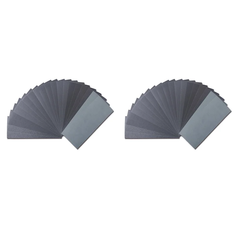 

A20F-Sandpaper Variety Pack, 40PCS Sand Paper Assorted For Wood Metal Sanding, Wet Dry Sandpaper Sheets , 9 X 3.6 Inch