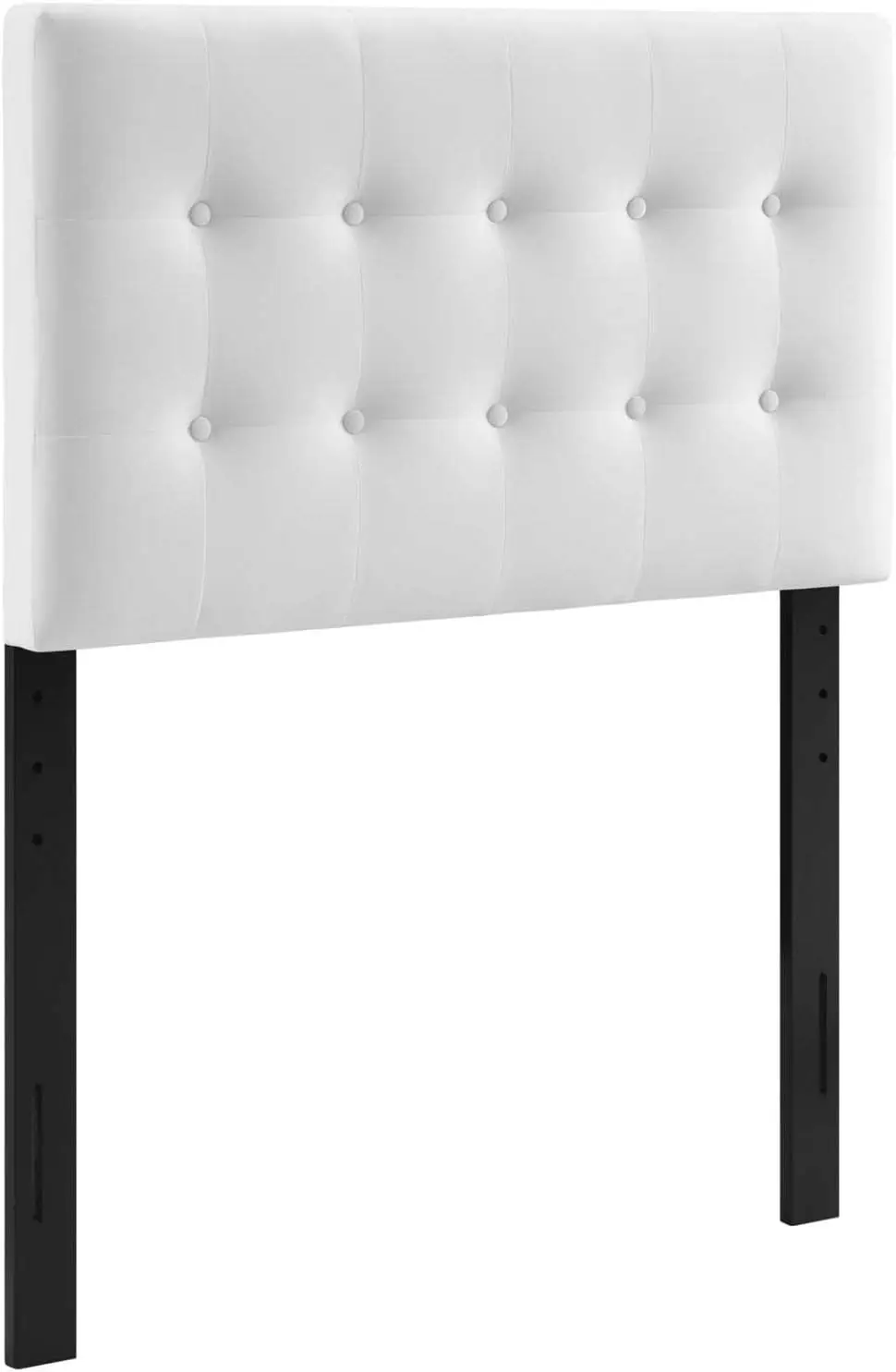 Tufted Performance Velvet Headboard, White