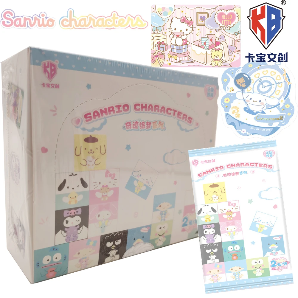 

New Kabao Official Sanrio Collection Card Child's Like Japanese Classic Cute Cartoon Characters Exquisite Cards Boys Girls Gifts