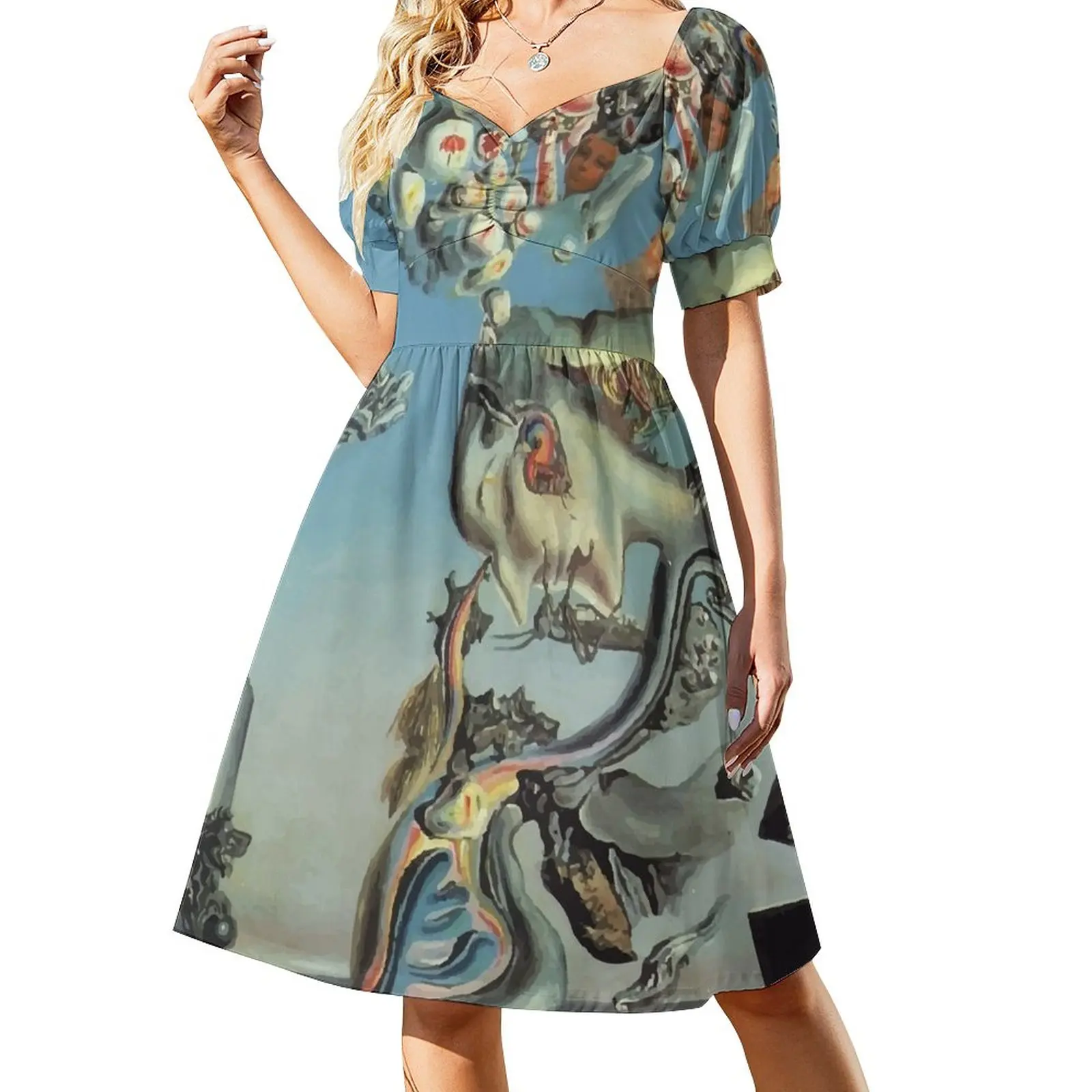 

Salvador Dali | Playing in the Dark Dress Summer skirt luxury evening dress woman for wedding