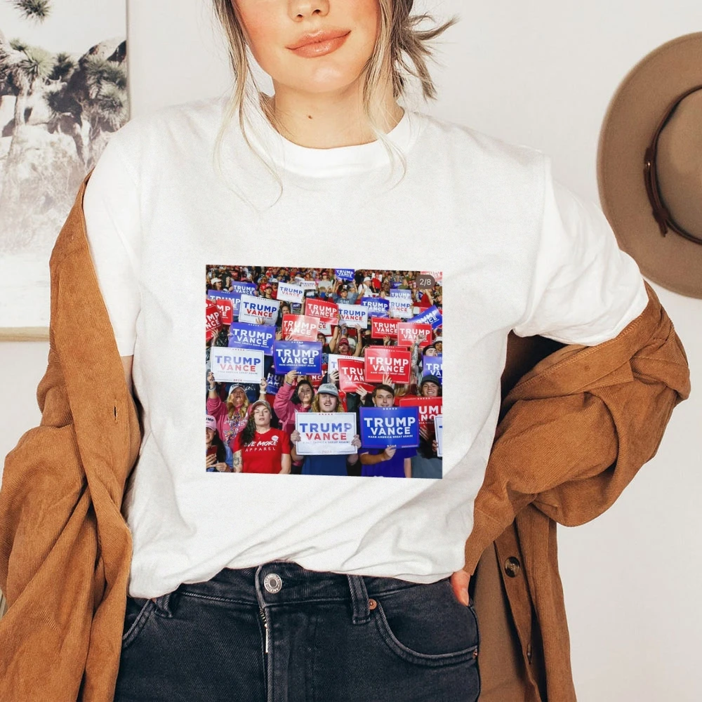 

Donald Trump Vance Funny 3d Print T-Shirt Casual Crew Neck Short Sleeve Oversized Streetwear Tops 2024 New Fashion