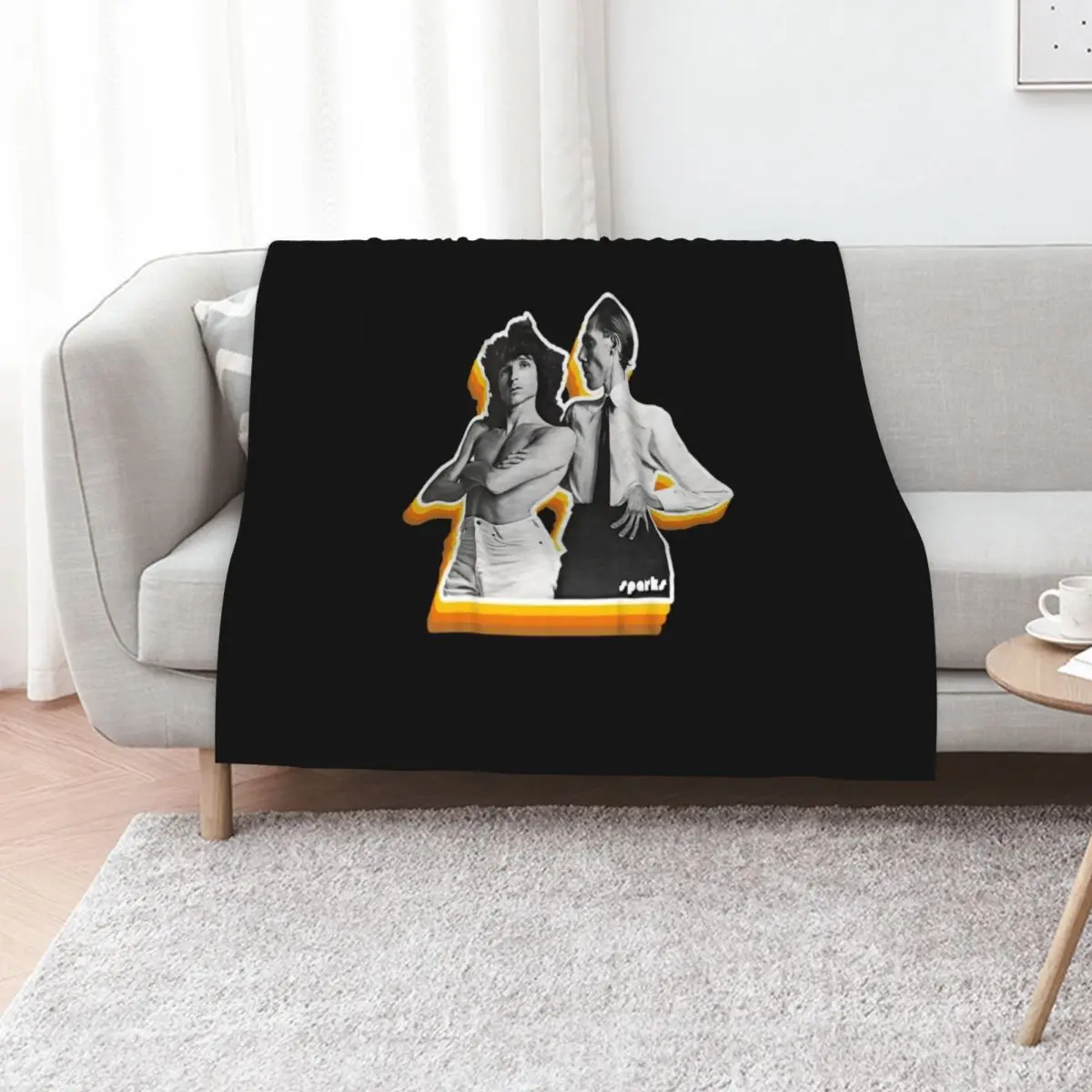Sparks Band Throw Blanket anime Nap Beach Decorative Beds Single Decorative Sofas Blankets