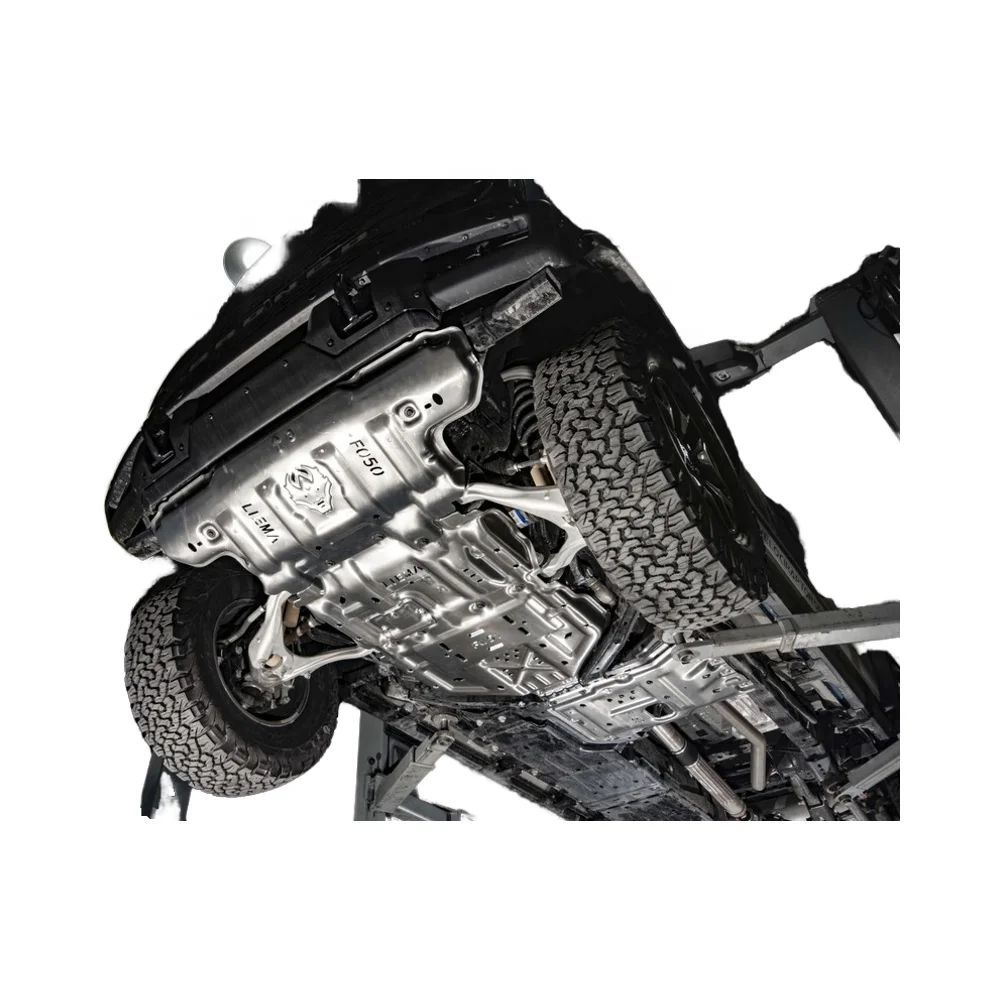 Auto Parts Accessories Junxi 3D Aluminum 5.0mm Engine Protection Cover Shield Skid Plate Fit for Ford Bronco Sport 2.7 2.3T 2022