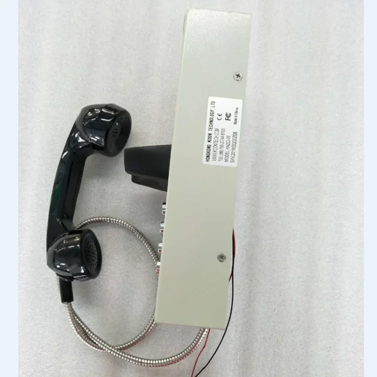 Sistema de telefone Kntech Inmate Telefones de prisão robustos VOIP e analógico à prova de vandalismo KNZD-05