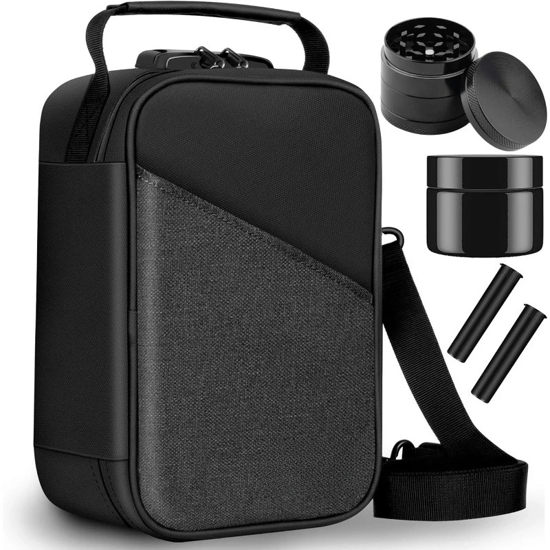

Smell Proof Bag, Stash Box Odor Proof, Smell Proof Containers with Lock, Odorless Travel Storage Bag, Home Organizer Ca