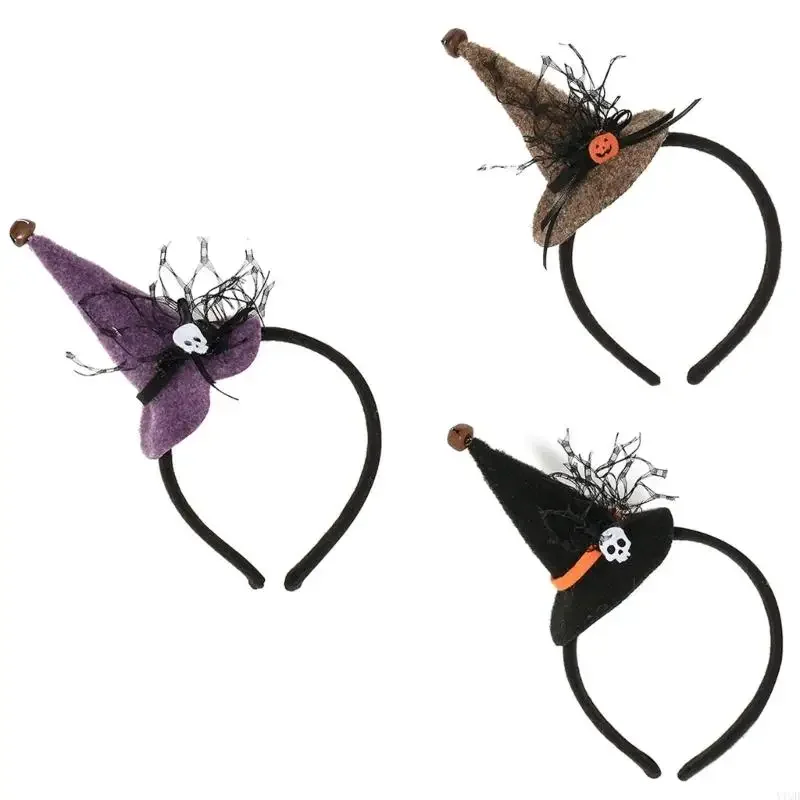 

Adjustable Witch Headbands Practical Halloween Party Decoration Costume Headpiece For Women Men Children
