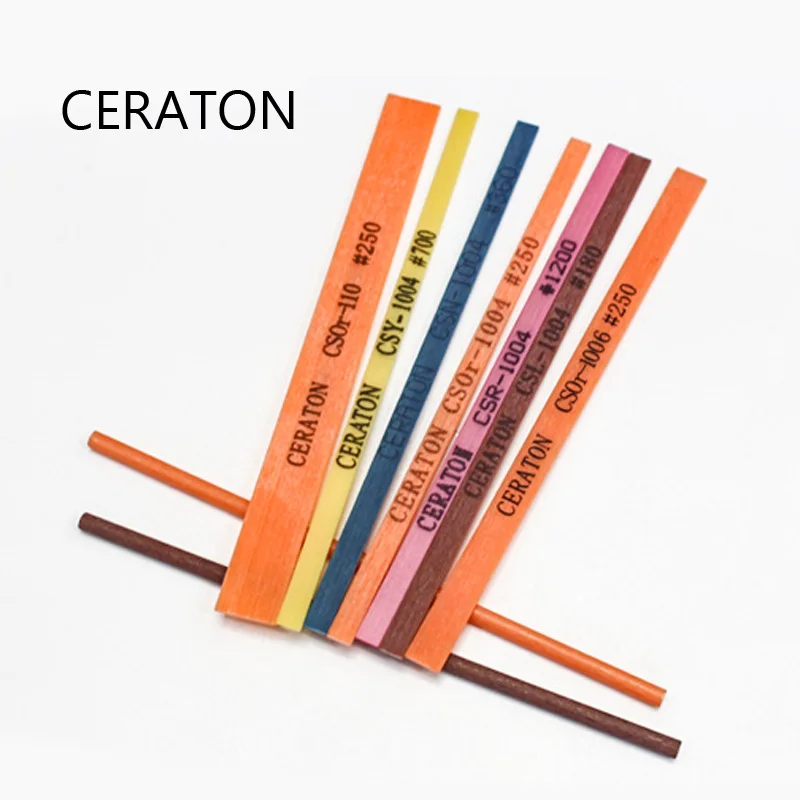 1pc Japan CERATON Ceramic Fiber Stone for Mold Die Metal Polishing  Abrasive Grinding Stone Stick  EDM Removal 1004 1006 1010 D3