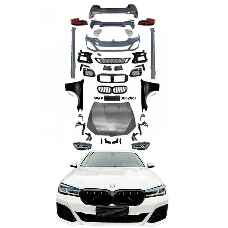 

G30 LCI M-Tech Style Car Parts Front Bumper Rear Bumper Full Set Body Kit for 5 Series F10 F18 2011-2017