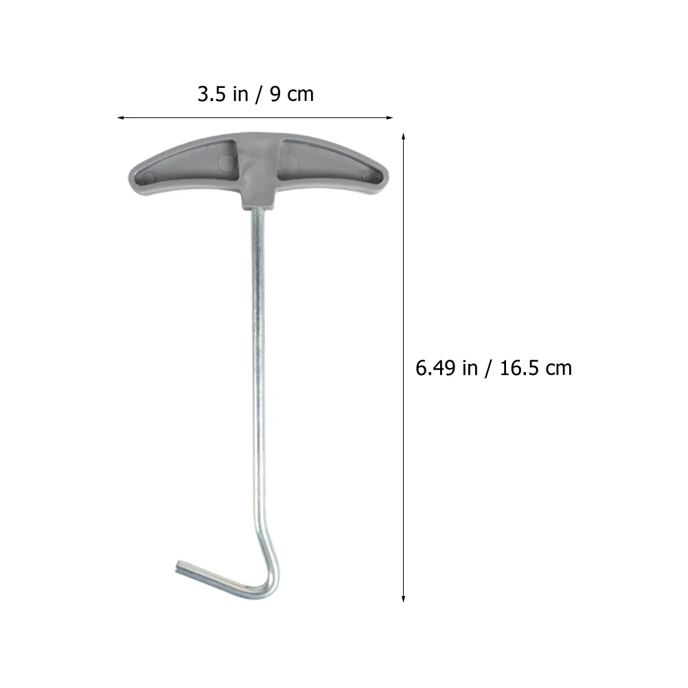 

6pcs Tent Puller Camping Accessories Durable Tent Stake Lifter Plastic Large Hook Spike Stake Lifter Pegs Outdoor Gear