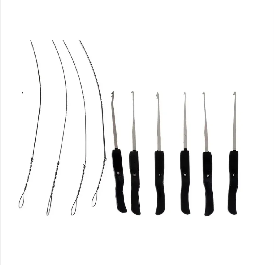 

Lock Pick Set Locksmith Supplies Broken Key Auto Extractor Remove Hooks Stainless Steel DIY Hand Tools Hardware