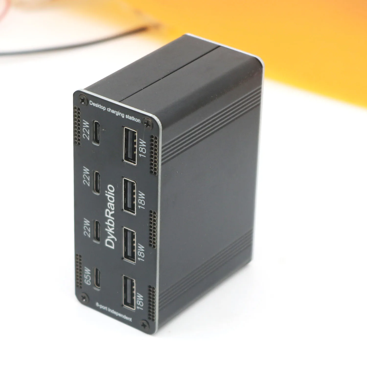 PD65W Ładowarka samochodowa Szybkie ładowanie TYPE-C USB 8-WAY Niezależne szybkie ładowanie TELEFONU komórkowego DC 12V 24V DO PD QC Protokół PPS AFC/FCP — zdjęcie 3