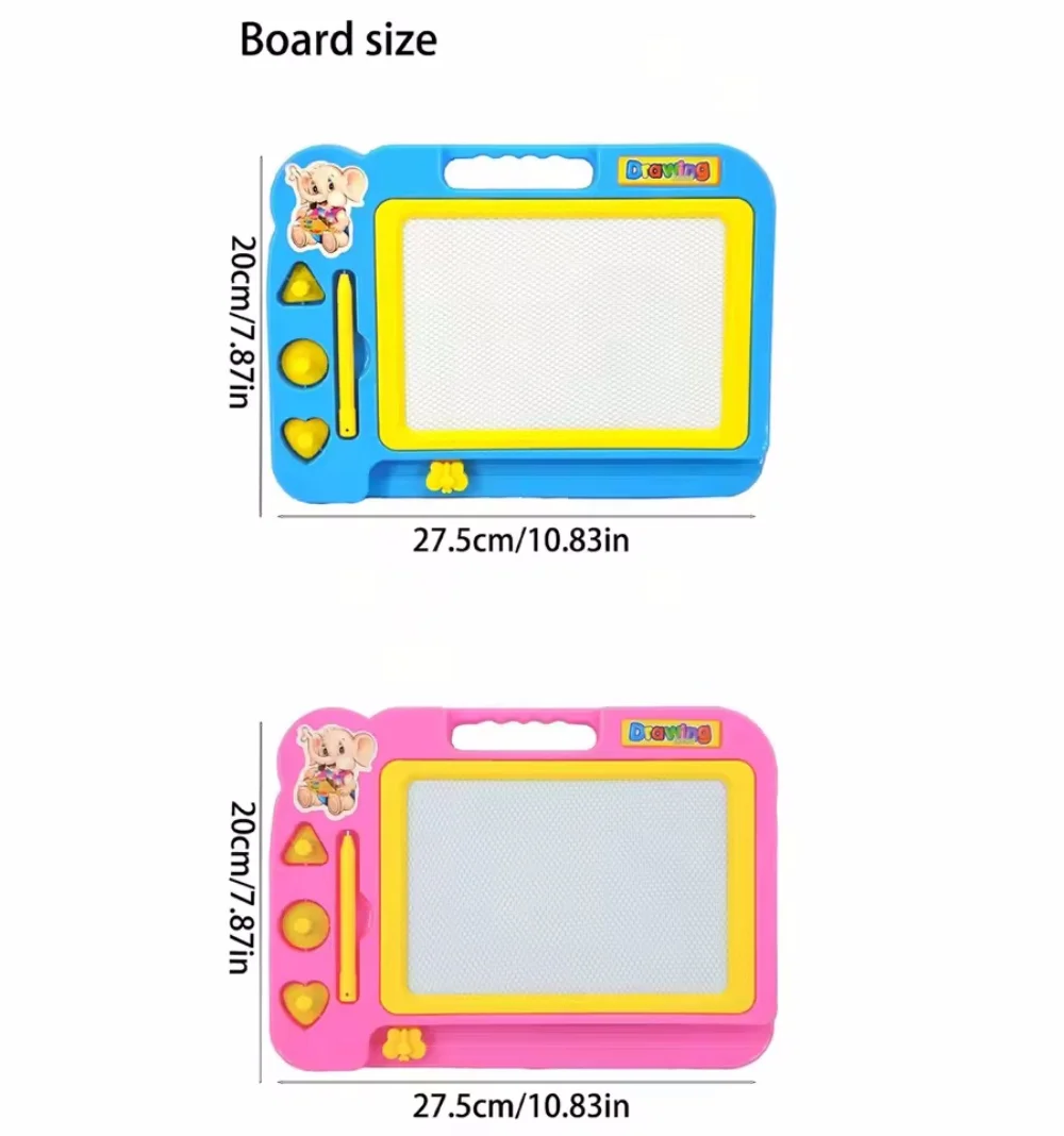 Prancheta de desenho magnética almofada de escrita cor do bebê doodle board arte quebra-cabeça pintura brinquedos ferramentas de desenho melhor presente para crianças