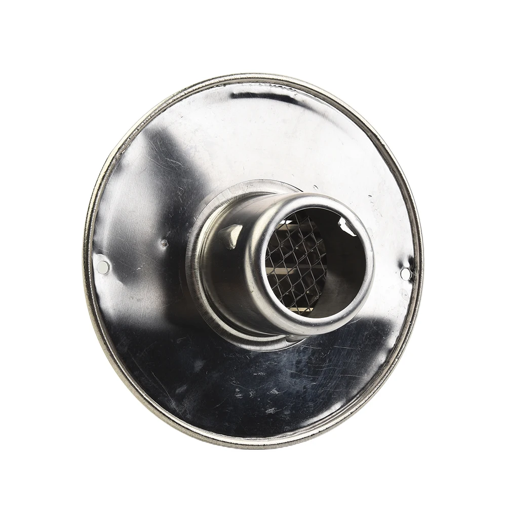 Prevent Unwanted Leaks and Keep Pests Out with Stainless Steel Round Brushed Bull Nosed External Extractor Wall Vent Outlet