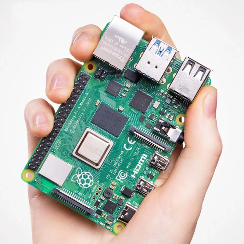 Raspberry Pi 4 generacja Raspberry Pi 4B 1GB/2GB/4GB/8GB podwójny częstotliwość WIFI niebieski ząb 5.0 podwójny wyświetlacz wykonany w Wielkiej