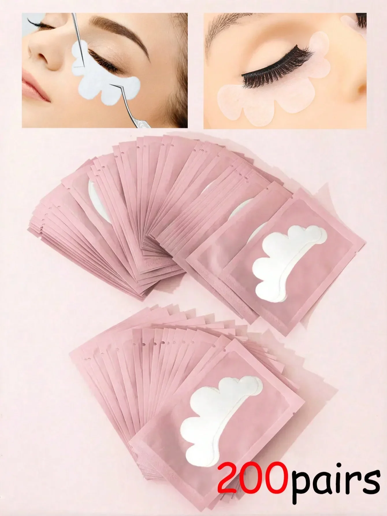 

200 Pairs Eyelash Extension Gel Under Eye Pads, Non-Linting Eye Patches For Eyelash Extension, Lash Extension Tools, Eyelash Extension Isolation Protective Tool