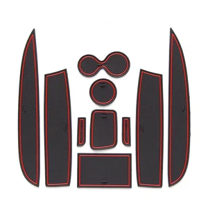 10 adet renault clio 4 için kaymaz kapısı yuvası kupası mat kapı oluk ped kaymaz iç aksesuarları styling araba paspaslar üzerinde olmak için bir hız treni 6 renault clio için ana satış paspasları-no. 2