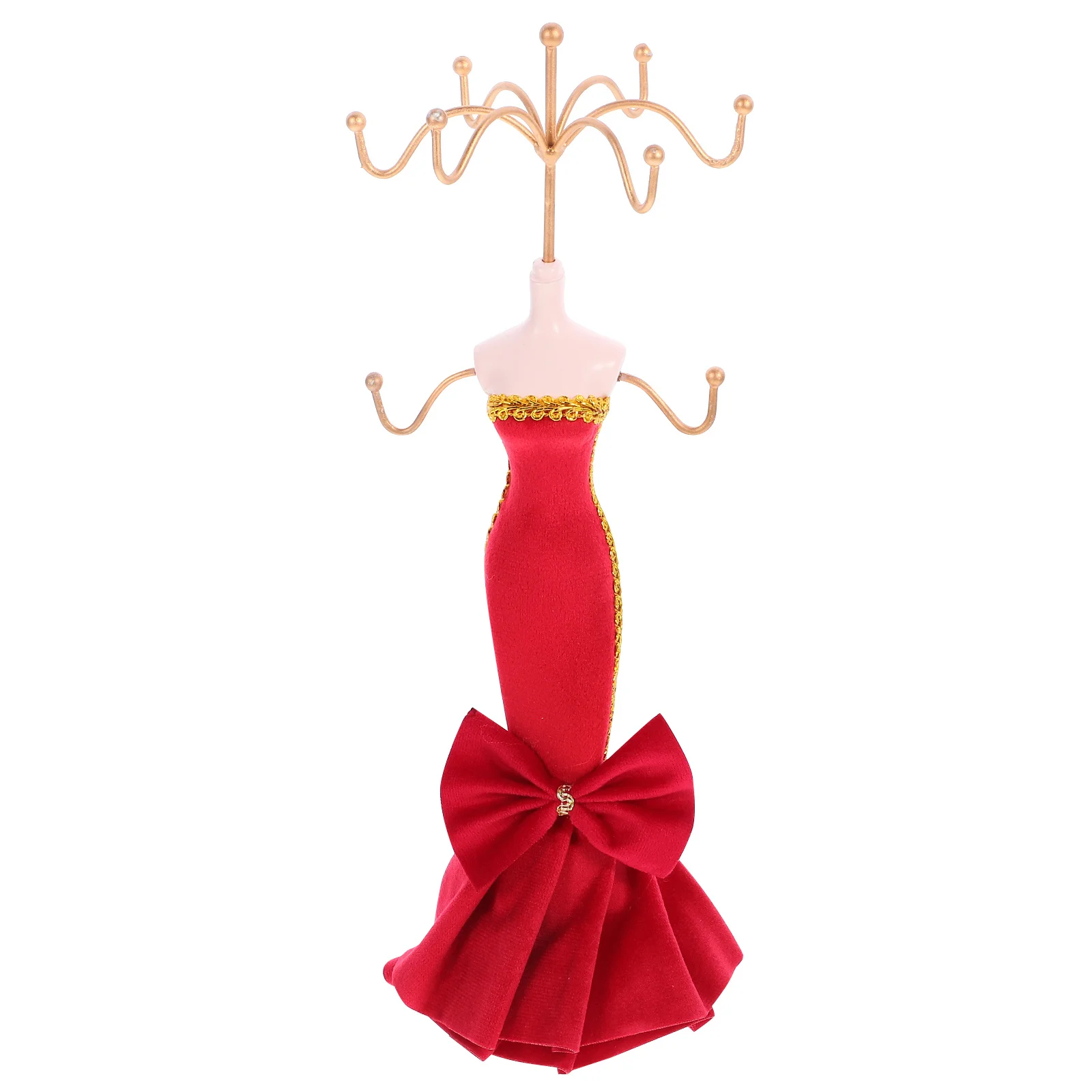 Présentoir à bijoux Unique, cintre pour colliers, boucles d'oreilles, organisateur en tissu de résine de fer Durable, porte-bijoux pour l'affichage et la maison