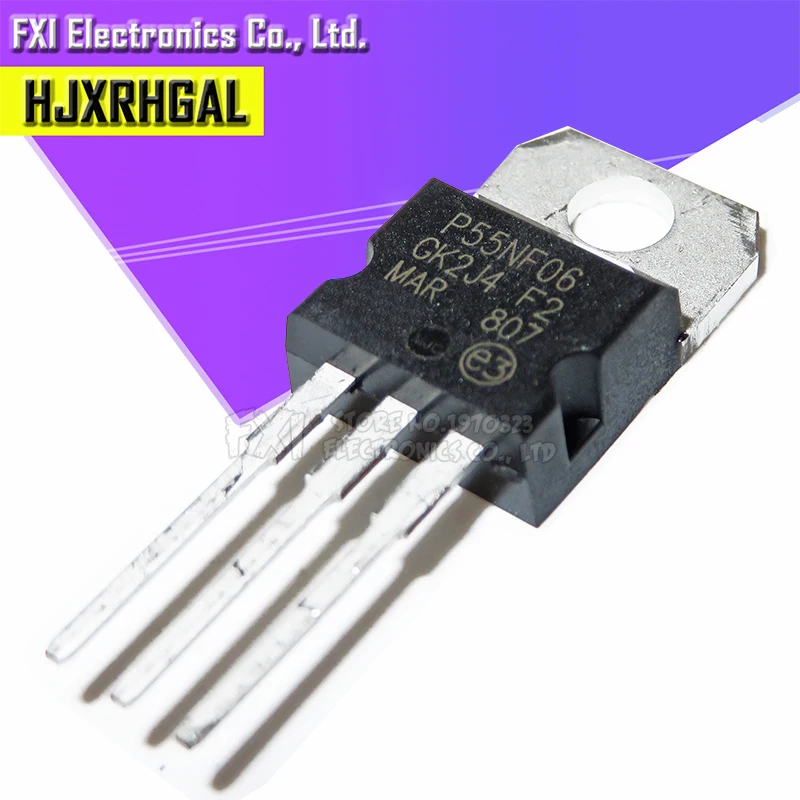 10PCS STP55NF06 TO-220 P55NF06 TO220 MOS FET transistor New original