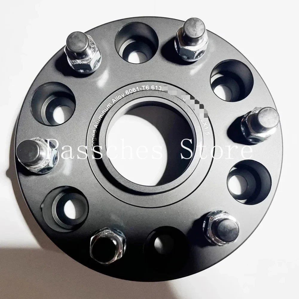 2 Adaptadores de Rueda PCD 6x130 CB 74.6mm, Espaciadores, Pernos de Rueda M12x1.5, Grosor 25/30/35/40/45/50mm