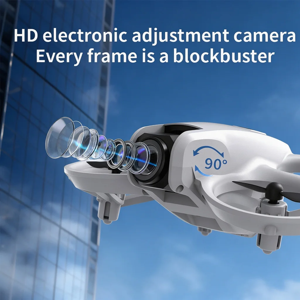 2026 Upgraded T3 Mini Folding Drone 8k Dual Cameras Screen Remote Control One-Click Return Suitable for Begin Ideal Gift Holiday