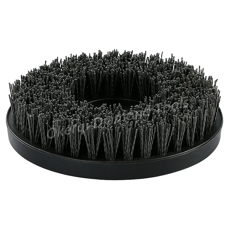 

1PC 8 Inch 200mm Abrasive Round Antique Brush For Polishing Cleaning Stone Granite Marble Quartz Ceramic Tile Grinding