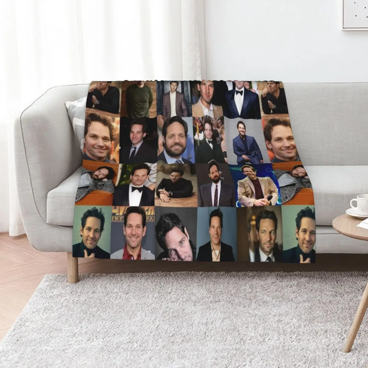 

Paul Rudd Throw Blanket Nap warm winter Camping cosplay anime Blankets