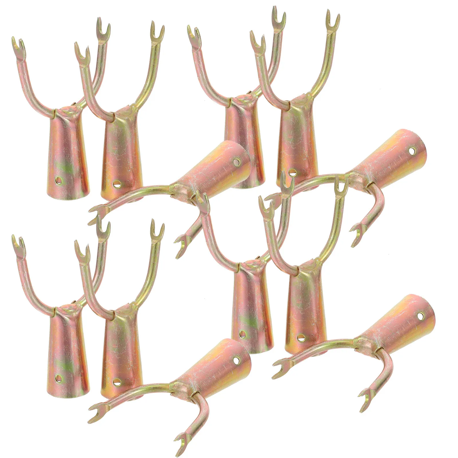 10Pcs Plant Branch Support Iron Tree Branch Stakes for Peach Pear Orange Plum Fruited Trees Garden Plants Straightening Tool