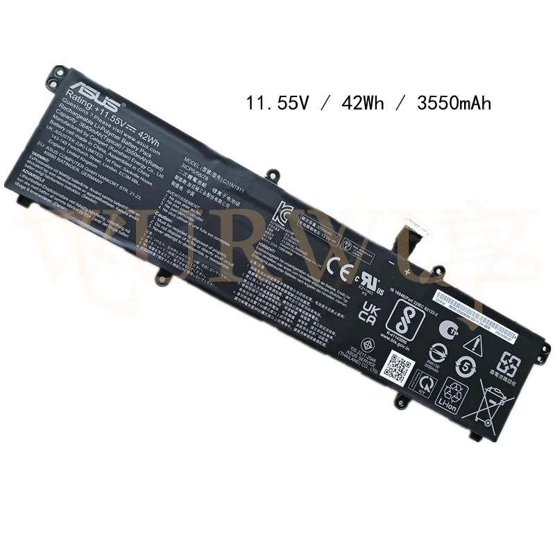 

New Built In Laptop Battery Suitable For Asus A-Bean ADOL14EA Fearless X1502Z M4100U M4050IA/8 B/C31N1911