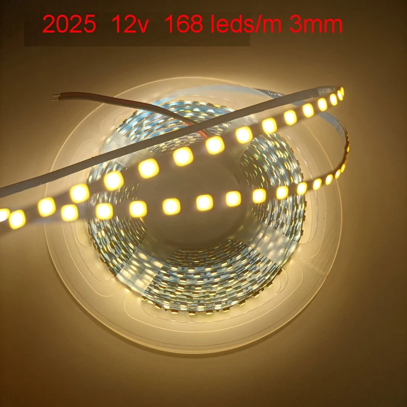 Taśma LED 5m 12 2025 LED 624 leds/m 35 w/m 312 LEDS/M 18w 168 LEDS/M rowek liniowy elastyczna taśma 3000k dzień biały 6000k 6500k