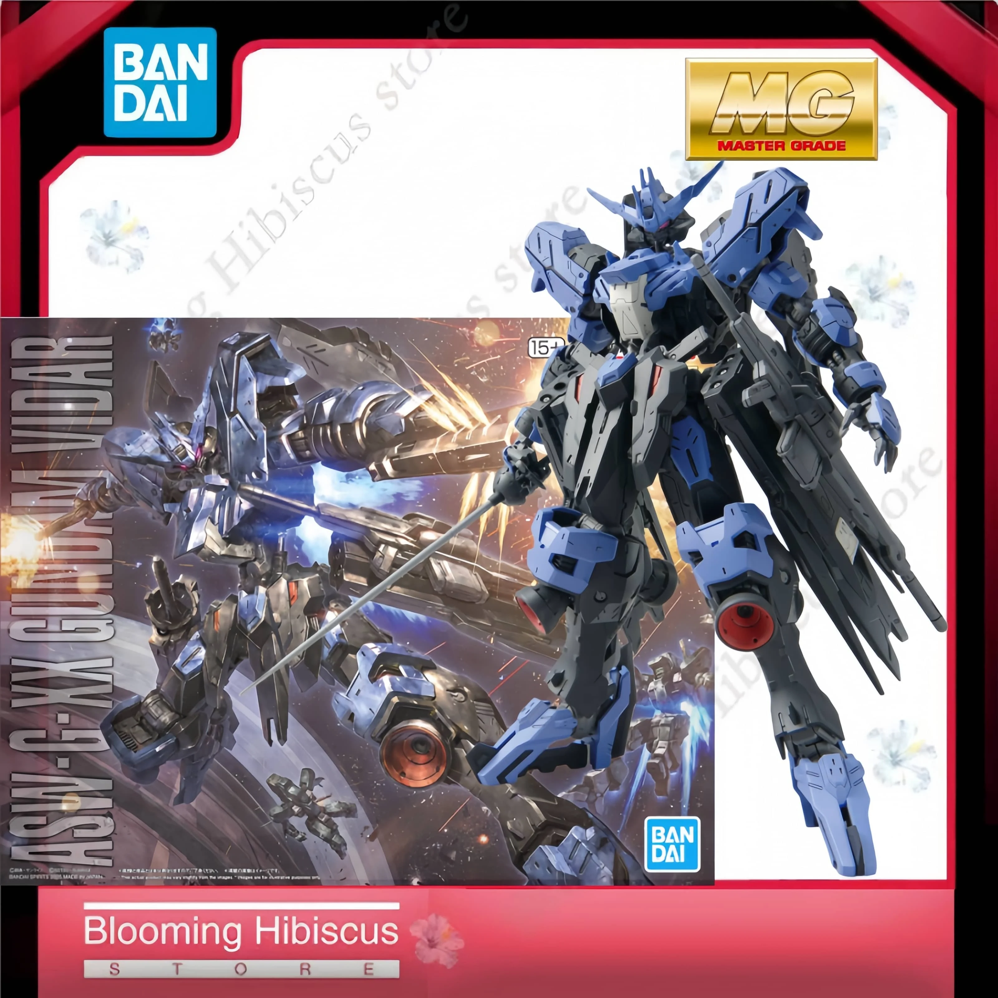 

Японская модель Bandai MG 1/100 Gundam Vidar (ASW-G-XX) — оригинальный пластиковый конструктор по мотивам аниме, высокодетализированная фигурка с внутренней рамой