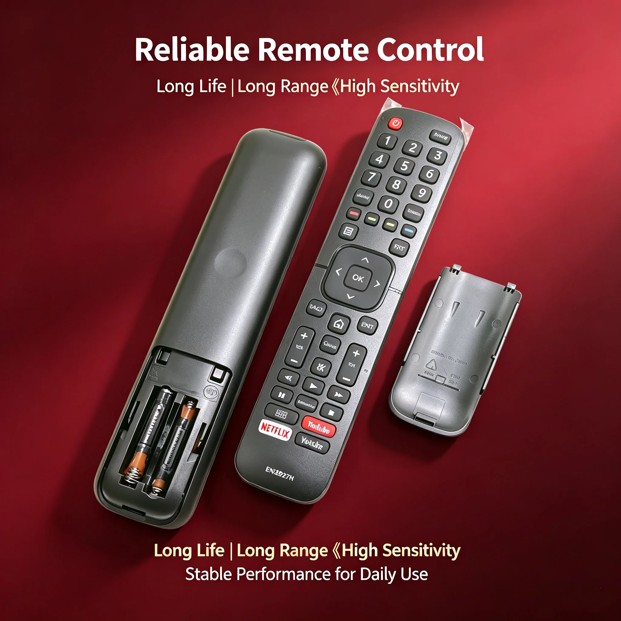 Remote Control ER-22654HS ER-22645HS ER-22601B EN2P30H EN2BB27H ERF2N60R For Hisense Riviera  LED TV ORIGINAL